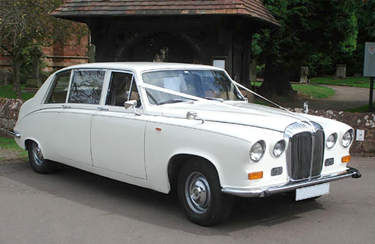 Daimler Limousine White