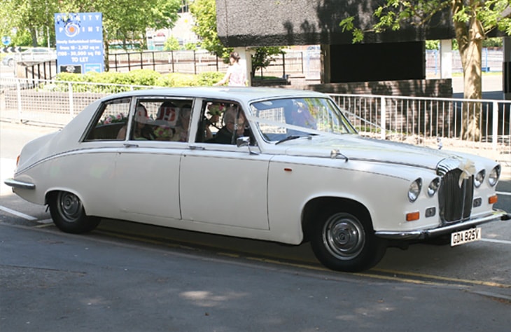 Daimler Limousine White