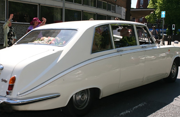 Daimler Limousine White